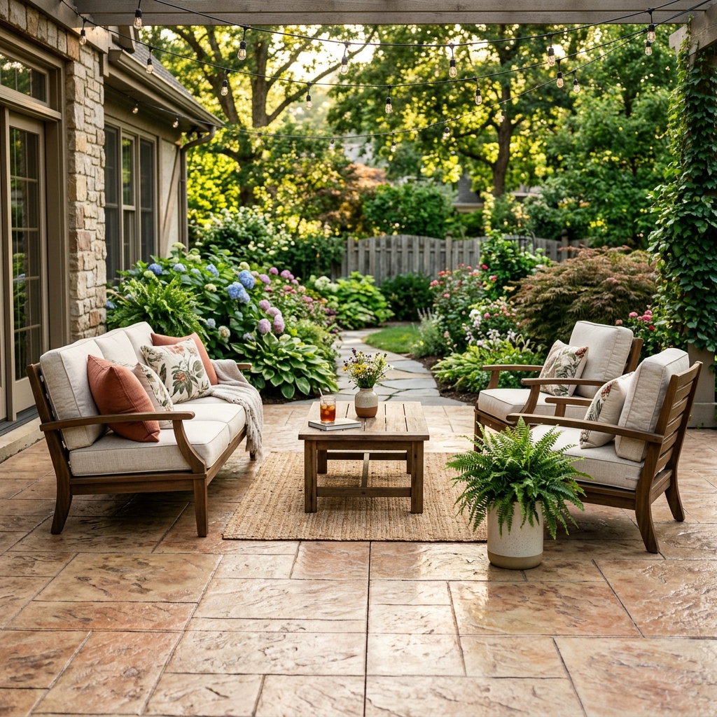 Stamped Concrete Patio DMV